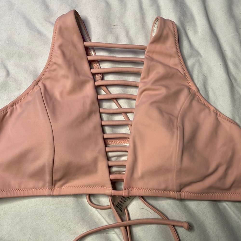 Pink Bikini Top Pale Pink
